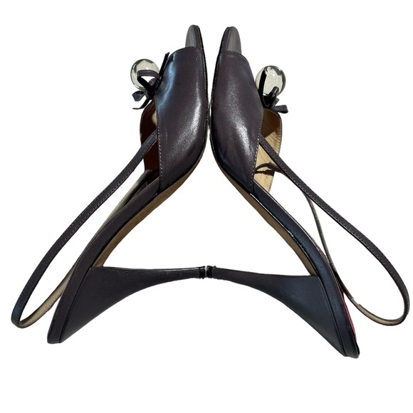 Vintage Women’s‎ Kate Spade Dusty Orchid Open Toe Slingback Dress Heels Shoes - Picture 6 of 8